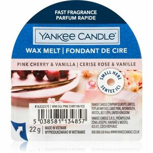 Yankee Candle Pink Cherry & Vanilla vosk do aromalampy 22 g obraz