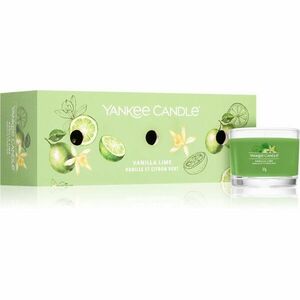 Yankee Candle Vanilla Lime dárková sada 3x37 g obraz