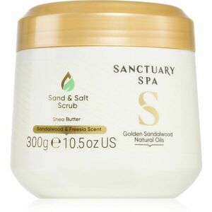 Sanctuary Spa Golden Sandalwood solný peeling na tělo 300 g obraz