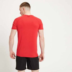 MP pánské tréninkové tričko s krátkým rukávem Essential – Červené - XXS obraz