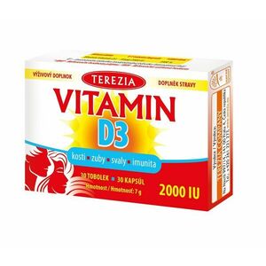 Terezia Vitamin D3 2000 IU 30 tobolek obraz