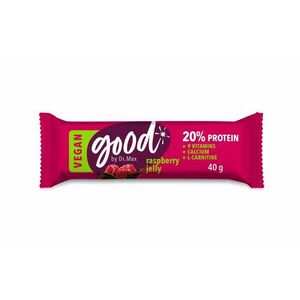 Dr. Max Protein Bar 20% Raspberry Vegan proteinová tyčinka 40 g obraz