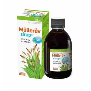 Dr. Müller Müllerův sirup s jitrocelem a vitaminem C bez cukru 245 ml obraz