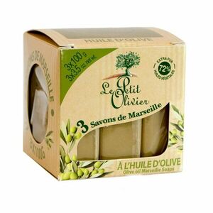Le Petit Olivier Marseillské mýdlo Olivový olej 3x100 g obraz