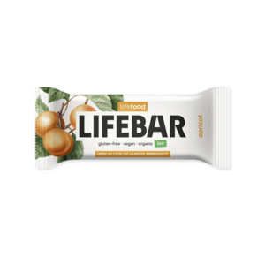 LifeFood Lifebar tyčinka meruňková RAW BIO 40 g obraz
