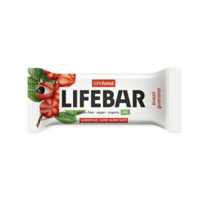 LifeFood Lifebar tyčinka s guaranou a para ořechy BIO 40 g obraz