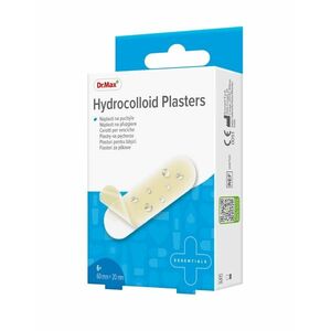 Dr. Max Hydrocolloid Plasters 60 x 20 mm náplasti na puchýře 6 ks obraz