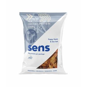 SENS Cvrččí Protein chipsy Mák & Mořská sůl 80 g obraz