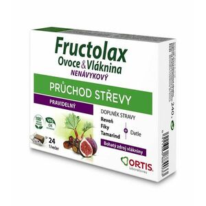 Ortis Fructolax 24 žvýkacích kostek obraz