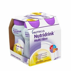 Nutridrink Multi Fibre s příchutí vanilkovou 4x200 ml obraz