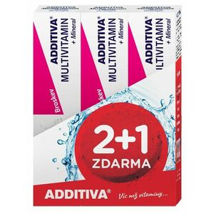 Additiva Multivitamin 2+1 broskev 3x20 šumivých tablet obraz