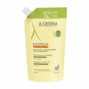 A-Derma Exomega Control Sprchový olej ECO náplň 500 ml obraz