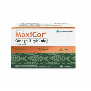 MaxiCor Omega-3 120 tablet obraz