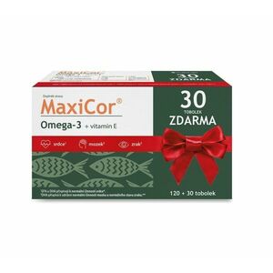 MaxiCor Omega-3 120+30 tobolek dárkové balení 2023 obraz