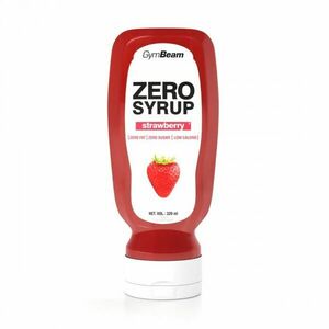 GymBeam Zero sirup strawberry 320 ml obraz