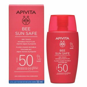 APIVITA Bee Sun Safe Dry Touch SPF50 neviditelný pleťový fluid 50 ml obraz