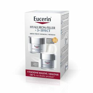 Eucerin Hyaluron-Filler + 3x Effect denní SPF30 + noční krém 2x50 ml obraz