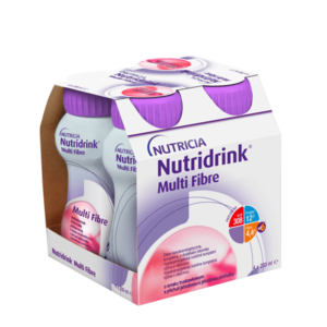 Nutridrink Multi Fibre s jahodovou příchutí 4 x 200 ml obraz