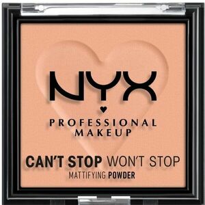 NYX Professional Makeup Can't Stop Won't Stop Mattifying Powder Kompaktní pudr - 13 Bright Peach 6 g obraz