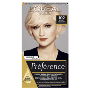 L'Oréal Paris Barva na vlasy Féria Préférence Odstín: 102 Velmi velmi světlá blond duhová obraz