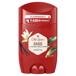 Old Spice Oasis Tuhý deodorant pro muže, 48h svěžest s vůní kouřové vanilky 50 ml obraz
