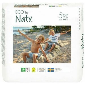 Eco by Naty Natahovací plenkové kalhotky ECO Junior 12-18 kg, 20 ks obraz