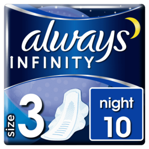 Always Infinity Night Vložky s křidélky, velikost 3, 10 ks obraz