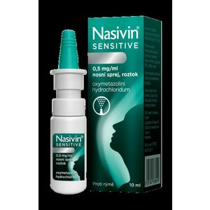 Nasivin ® Sensitive 0, 5 mg/ml nosní sprej, roztok 10 ml obraz