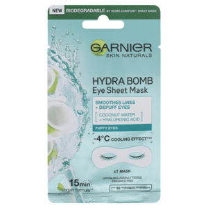 Garnier vyhlazující textilní oční maska s kokosovou vodou 6 g obraz