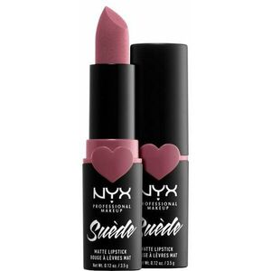 NYX Professional Makeup Suede Matte Lipstick matná rtěnka - Soft Spoken 3.5 g obraz