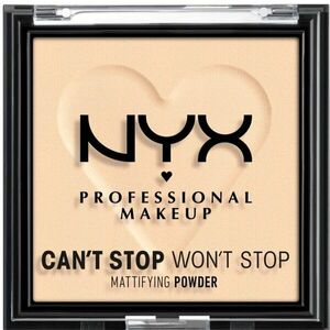 NYX Professional Makeup Can't Stop Won't Stop Mattifying Powder Kompaktní pudr - 01 Fair 6 g obraz