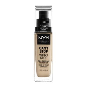 NYX Professional Makeup Can't Stop Won't Stop 24 hour Foundation Vysoce krycí make-up - 6.5 Nude 30 ml obraz