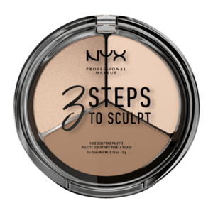 NYX Professional Makeup 3 Steps to Sculpt Konturovací paletka odstín Fair 5 g obraz