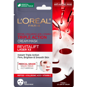L'Oréal Paris Revitalift Laser X3 Pleťová maska proti stárnutí s trojím účinkem 28 g obraz