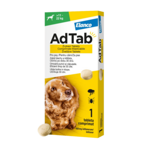 AdTab 450mg Žvýkací tableta pro psy 11 - 22kg obraz