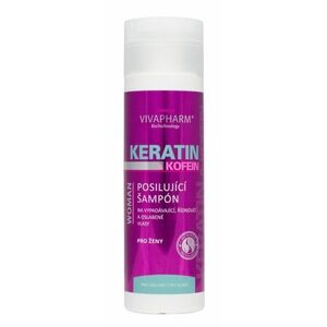 VivaPharm Keratinový šampon pro ženy s kofeinem 200 ml obraz