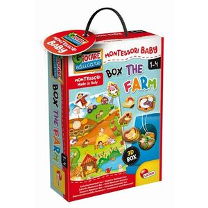 Liscianigioch Montessori Baby Box The Farm - Vkládačka farma obraz