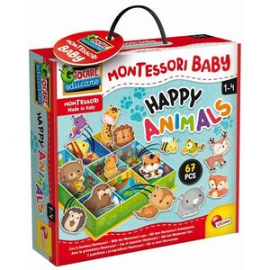 Liscianigioch Montessori Baby Krabička - Zvířátka 67 ks obraz