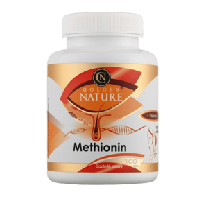Golden Nature Nature Methionin+Vitamin B6 100 kapslí obraz