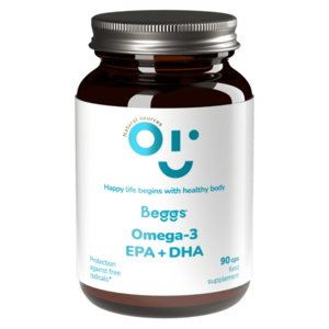 Beggs Omega-3, EPA+DHA 90 kapslí obraz