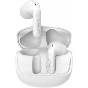 LAMAX Tones1 bezdrátová sluchátka, bílá obraz