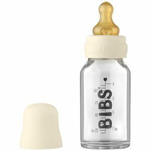 BIBS Baby Glass Bottle 110 ml kojenecká láhev Ivory 110 ml obraz
