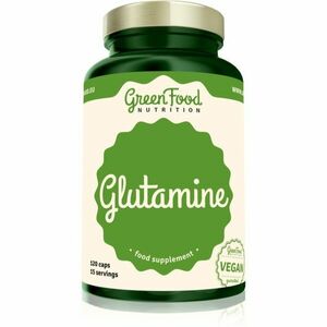GreenFood Nutrition Glutamine podpora sportovního výkonu a regenerace 120 cps obraz