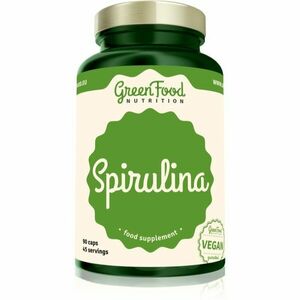 GreenFood Nutrition Spirulina kapsle pro podporu detoxikace organismu 90 cps obraz