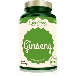 GreenFood Nutrition Ginseng podpora psychické pohody 60 cps obraz