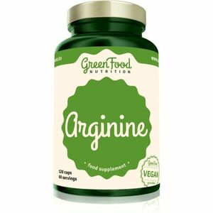 GreenFood Nutrition Arginine regenerace a růst svalů 120 cps obraz
