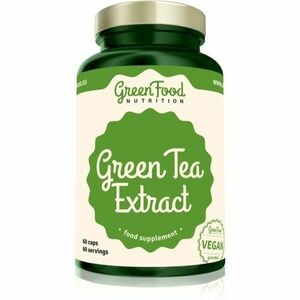 GreenFood Nutrition Green Tea Extract kapsle pro detoxikaci organismu a podporu imunity 60 cps obraz