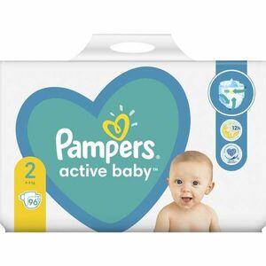 Pampers Active Baby Size 2 jednorázové pleny 4-8 kg 96 ks obraz