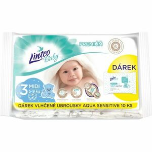 Linteo Baby Premium Midi jednorázové pleny 5-9kg 5 ks obraz