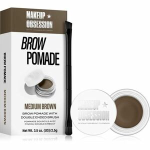 Makeup Obsession Brow Pomade pomáda na obočí odstín Medium Brown 2.5 g obraz